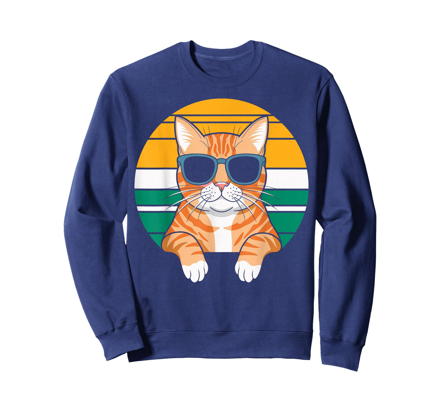 Orange Tabby Cat With Sunglasses Orange Cat T-Shirt