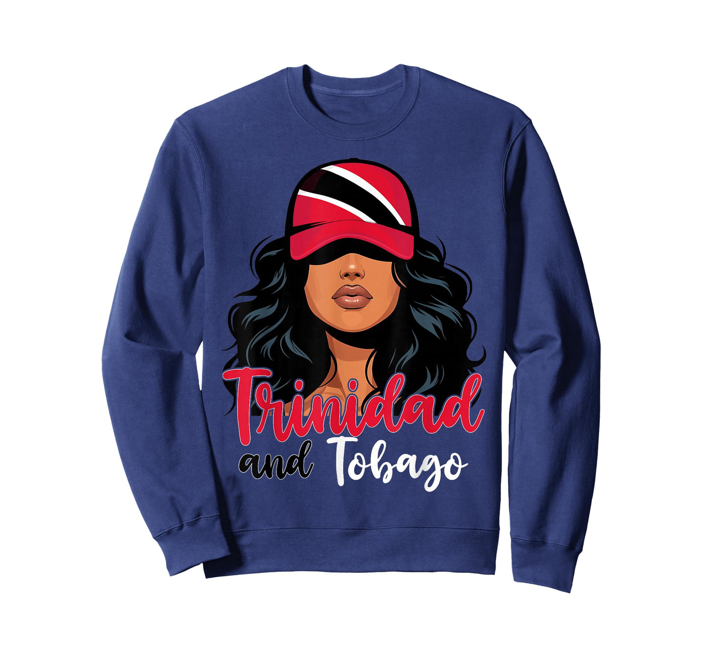 Tobagonian Girl Trinidad Flag Proud Trini Women T-Shirt