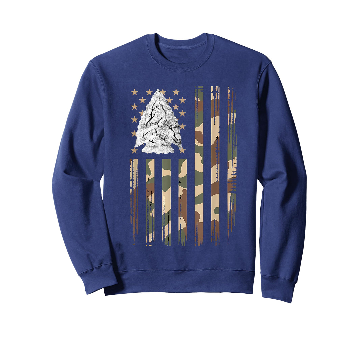 Arrowhead Hunter American Flag Arrowhead Hunting T-Shirt