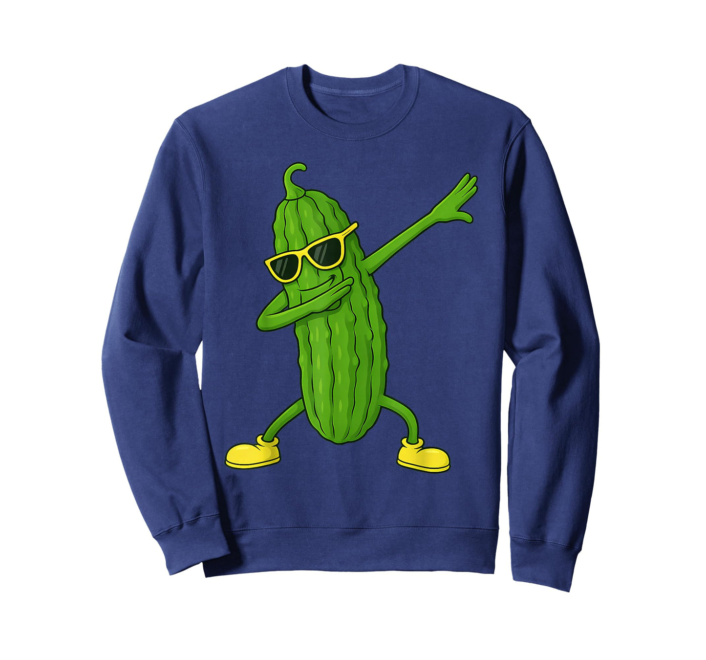 Dabbing Pickle Dance Vegan Funny Vegetarian Cucumber Lover T-Shirt
