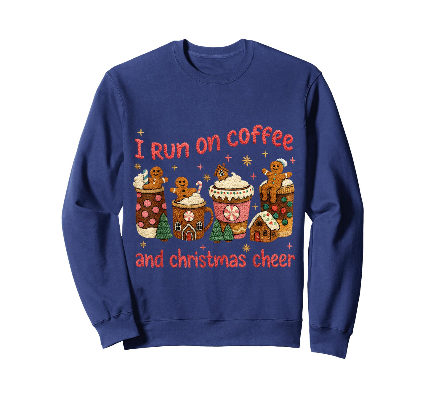 Coffee and Christmas Cheer Cute Gingerbread T-Shirt