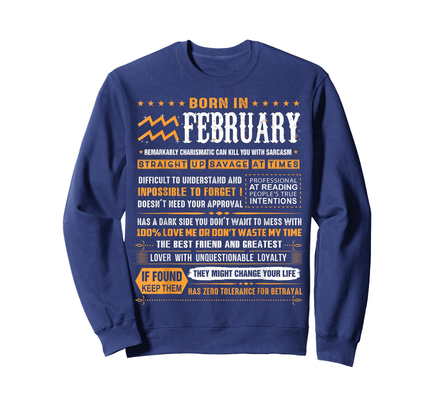 February Birthday Gifts - Born In February Aquarius T-Shirt