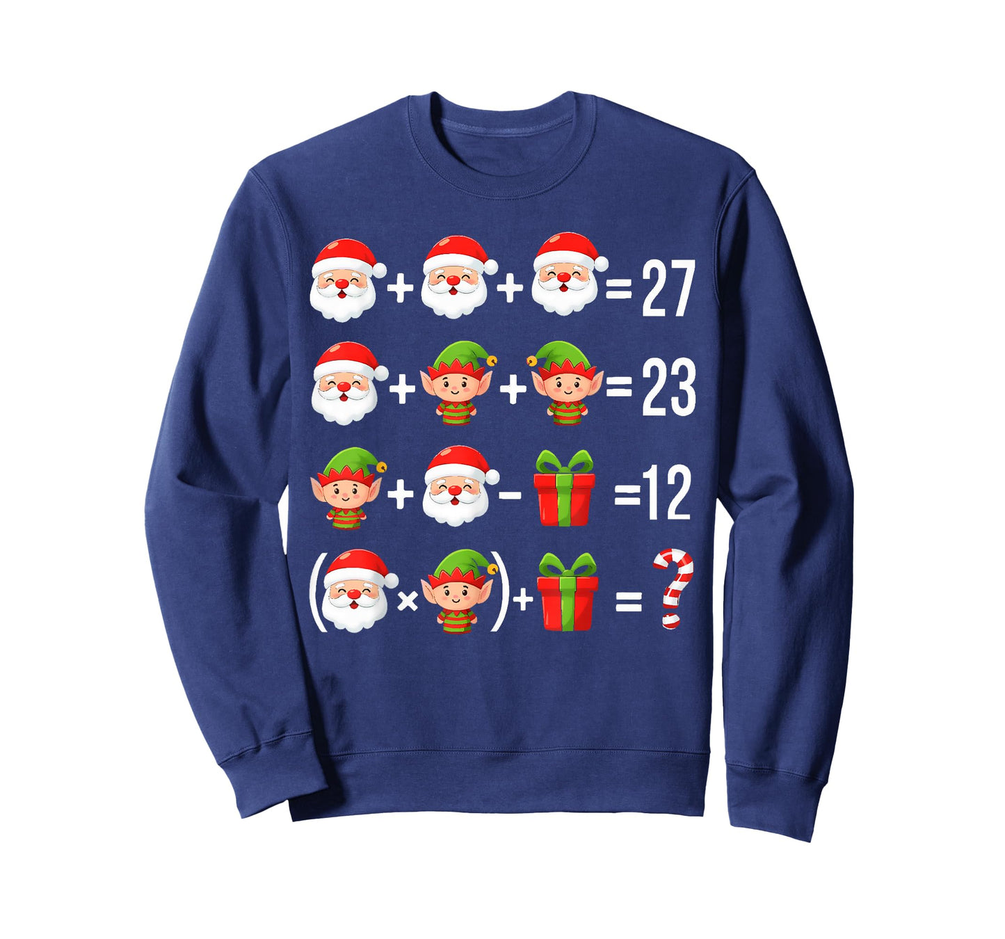 Funny 67 Meme Christmas Math Teacher Santa Six Seven Puzzle T-Shirt