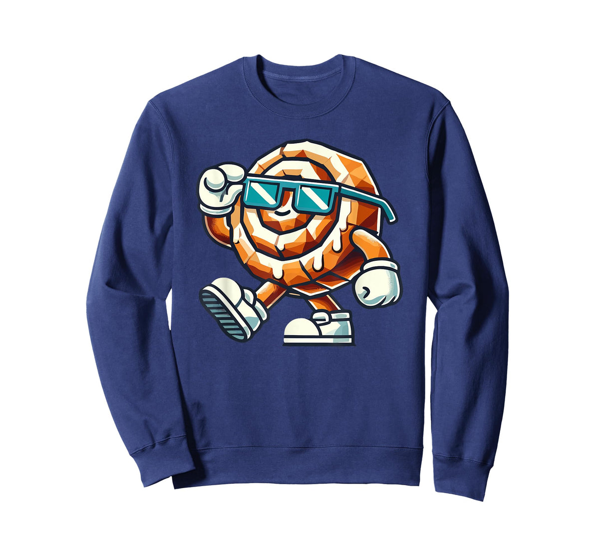 Geometric Art Sunglasses Cinnamon Roll Bake Baker Baking T-Shirt