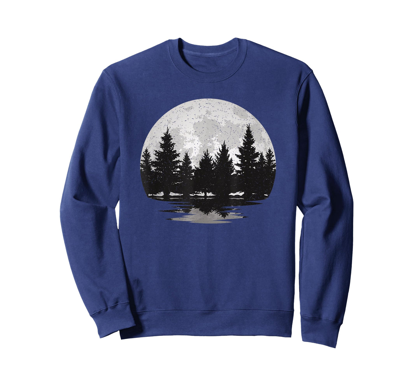 Forest Moon Landscape Outdoor Nature Vintage Graphic Men T-Shirt