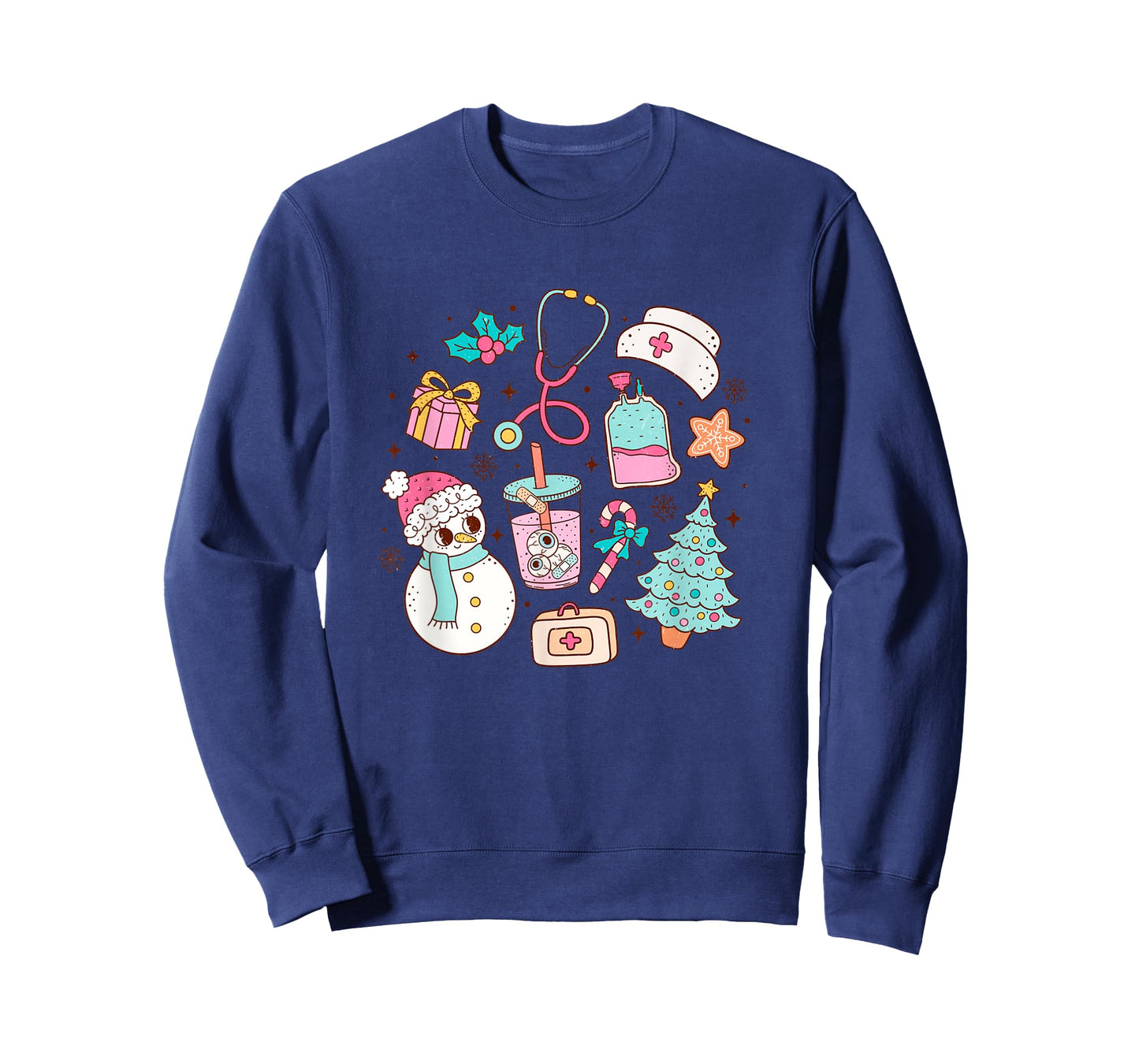 Cute Matching Christmas Nurse Medical T-Shirt