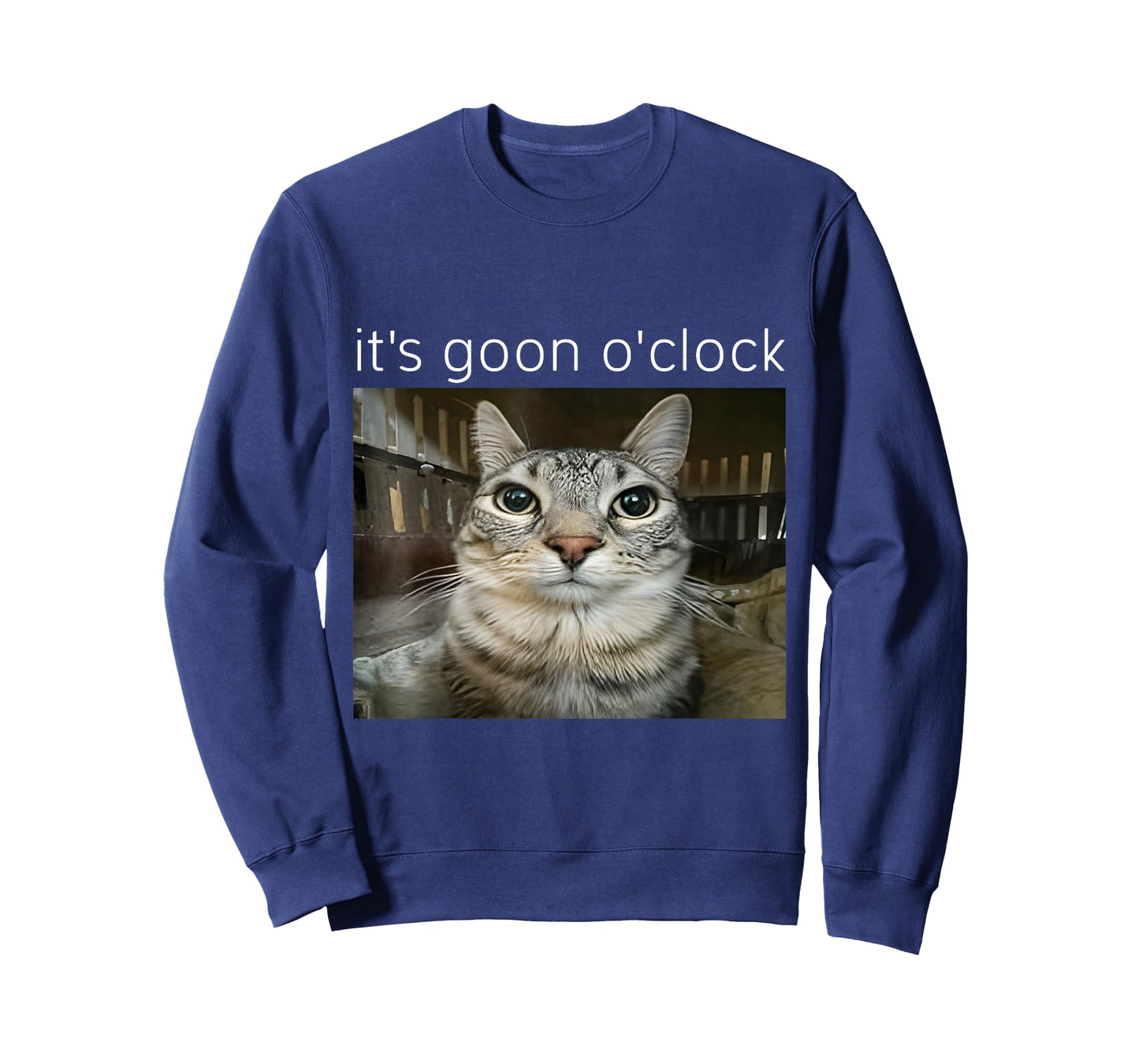 It's Goon O'clock Funny Kitten Cat Meme Gen Z Humor T-Shirt