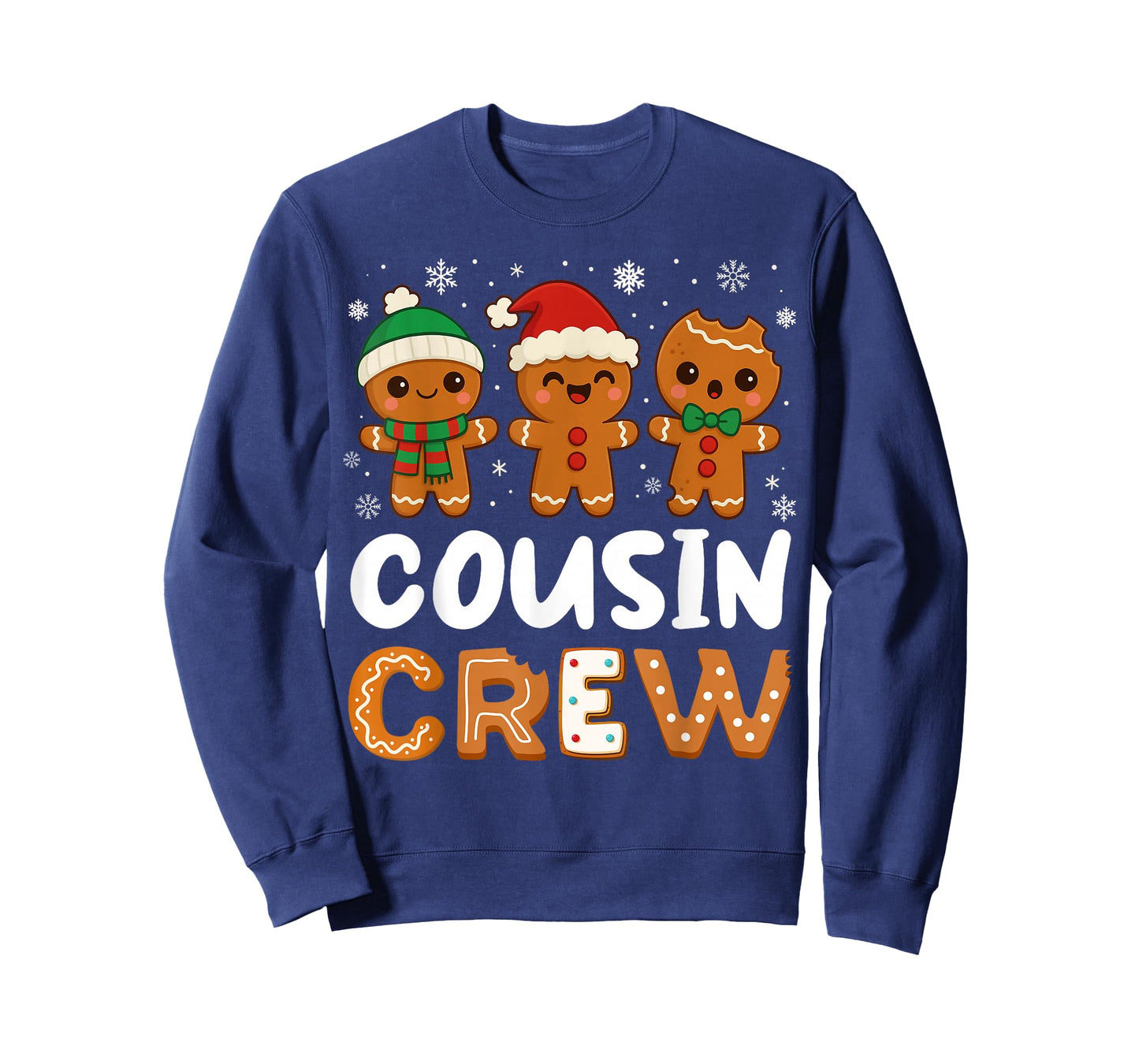 Cousin Crew Christmas 2025 Cookie Kids Boy Girl Family Match T-Shirt