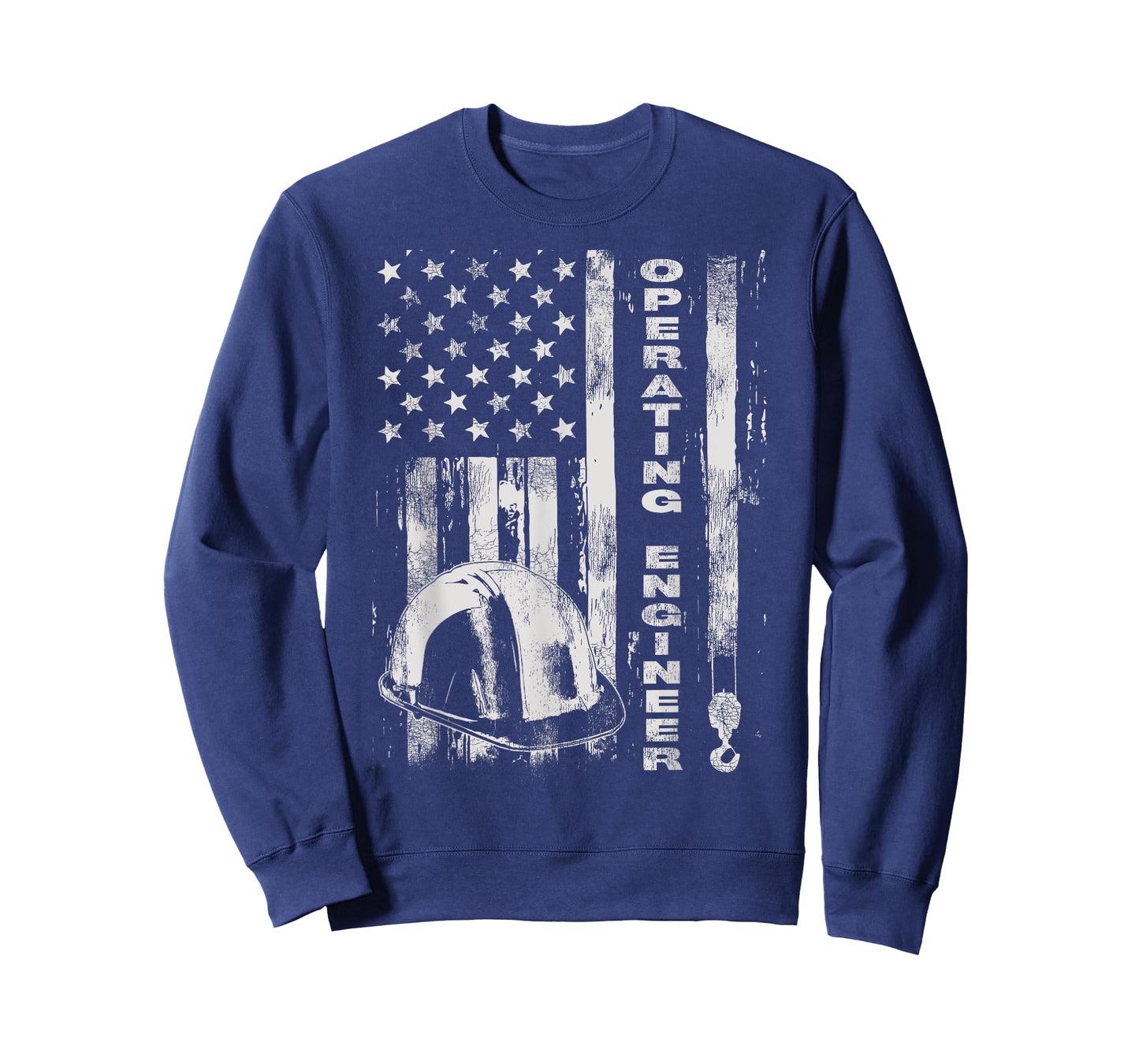 Vintage Operating Engineer American Flag T-Shirt