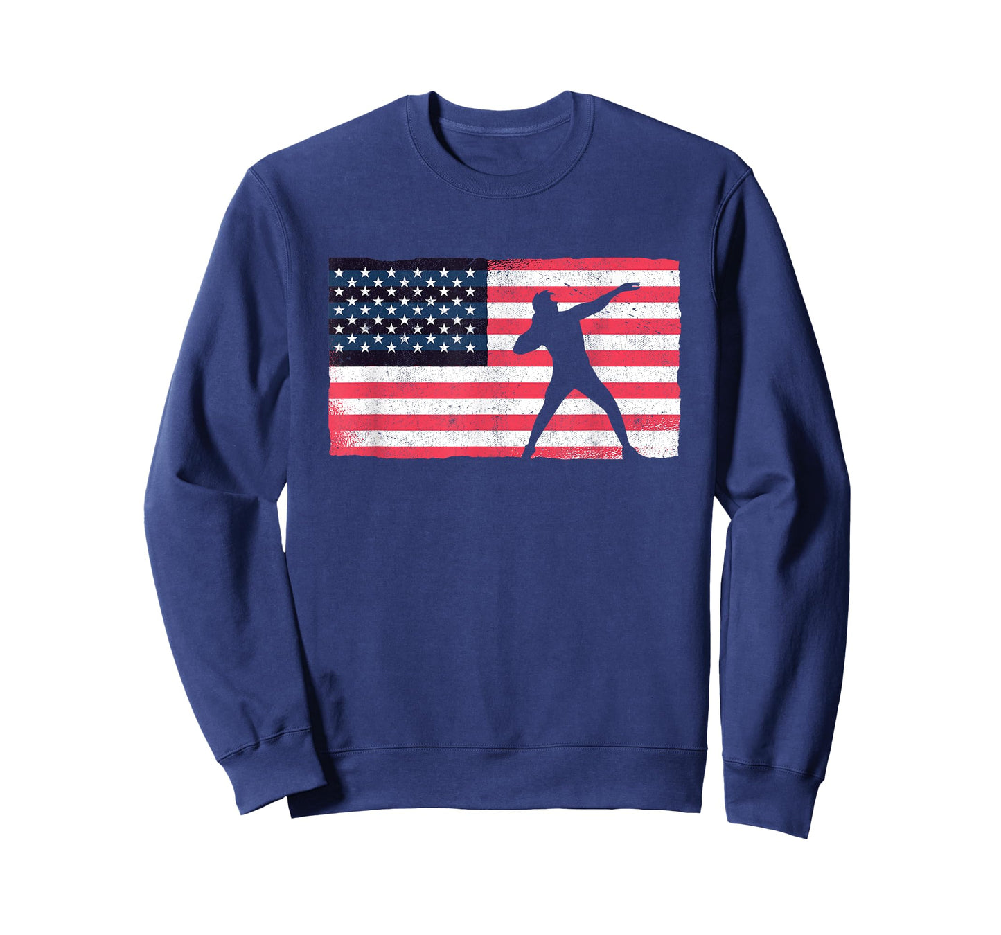 Shot Putter American Flag USA Throw Track And Field Shot Put T-Shirt