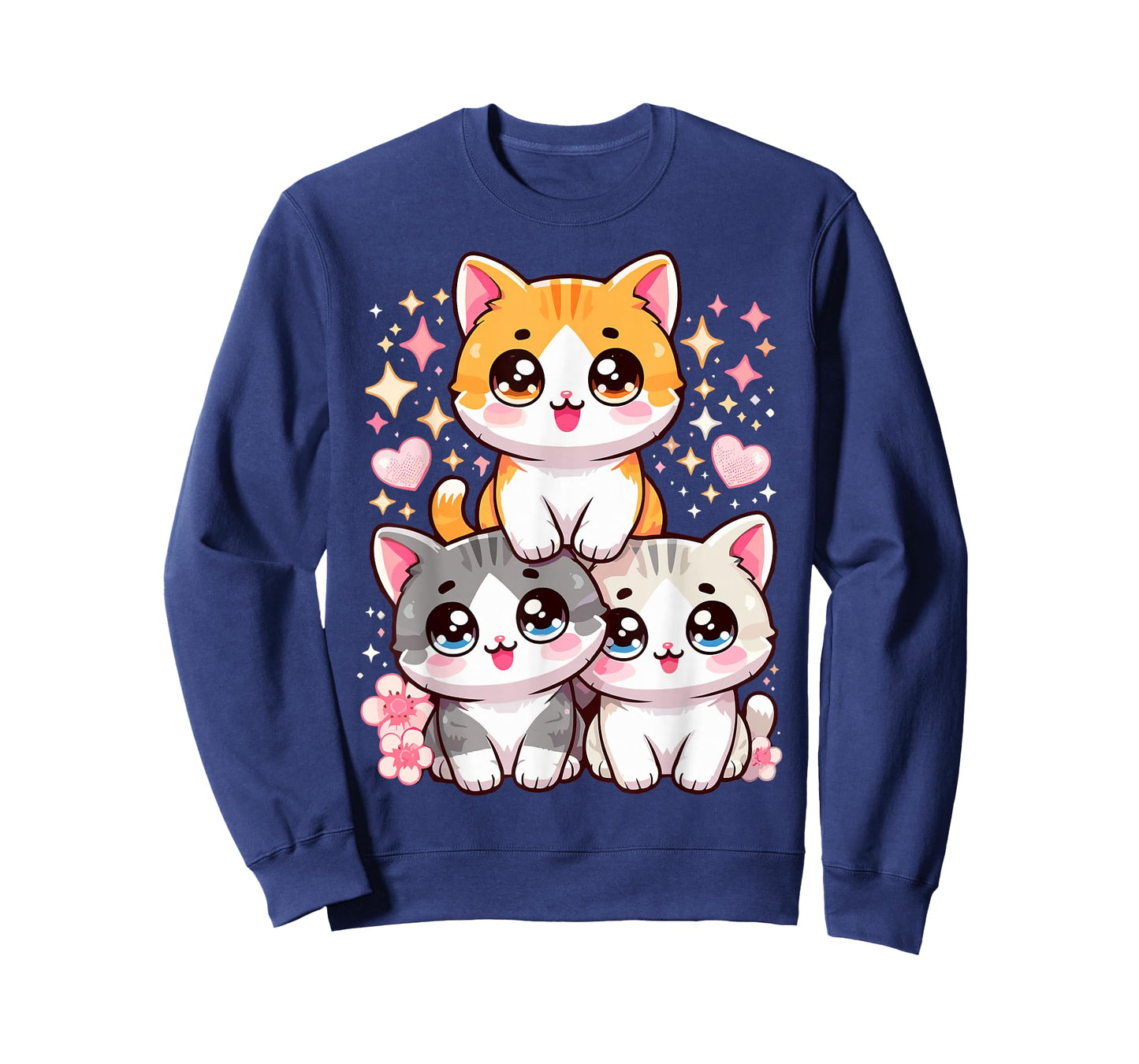 Cute Cats Anime Kawaii Kitty Cat T-Shirt
