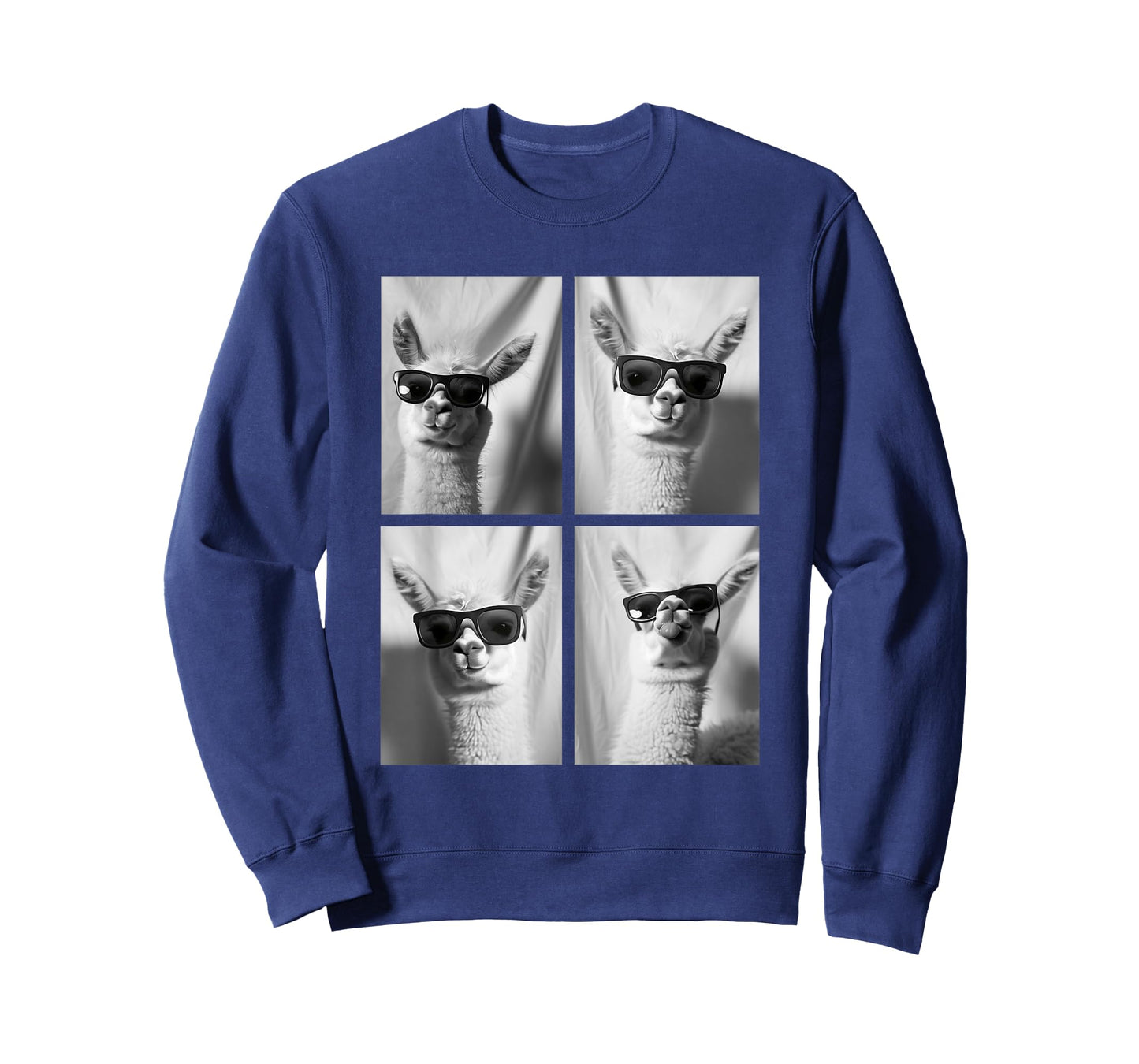 Baby Llamas Crias with Sunglasses Cute Animal Photo Booth T-Shirt