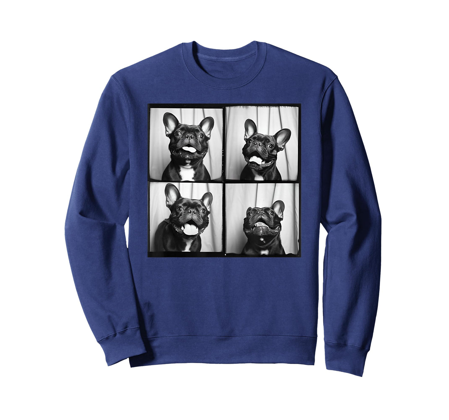 Frenchie Face Pet Portrait Photobooth French Bulldog Mom T-Shirt