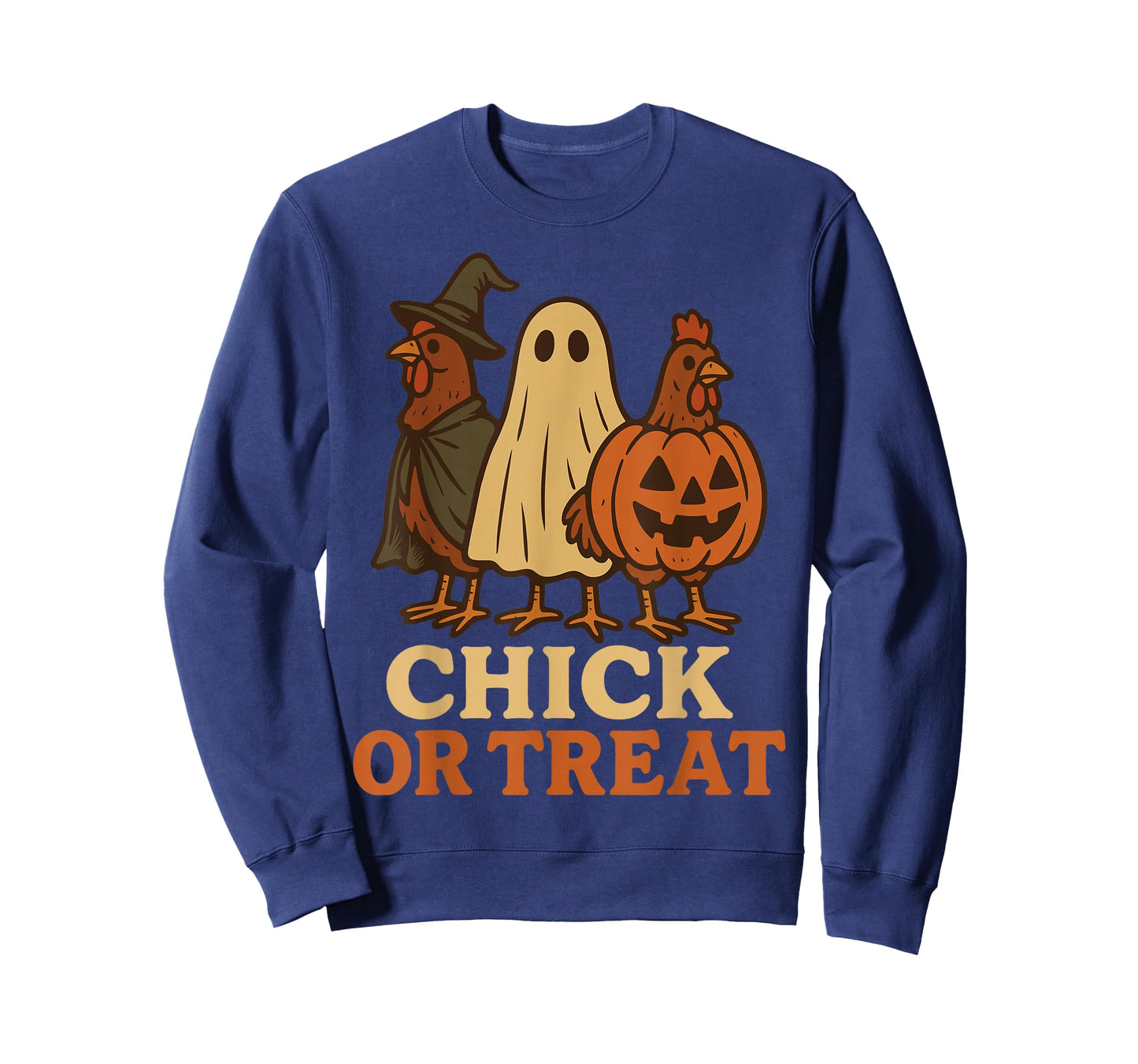 Chick or Treat Farming Funny Chicken Halloween Costume T-Shirt