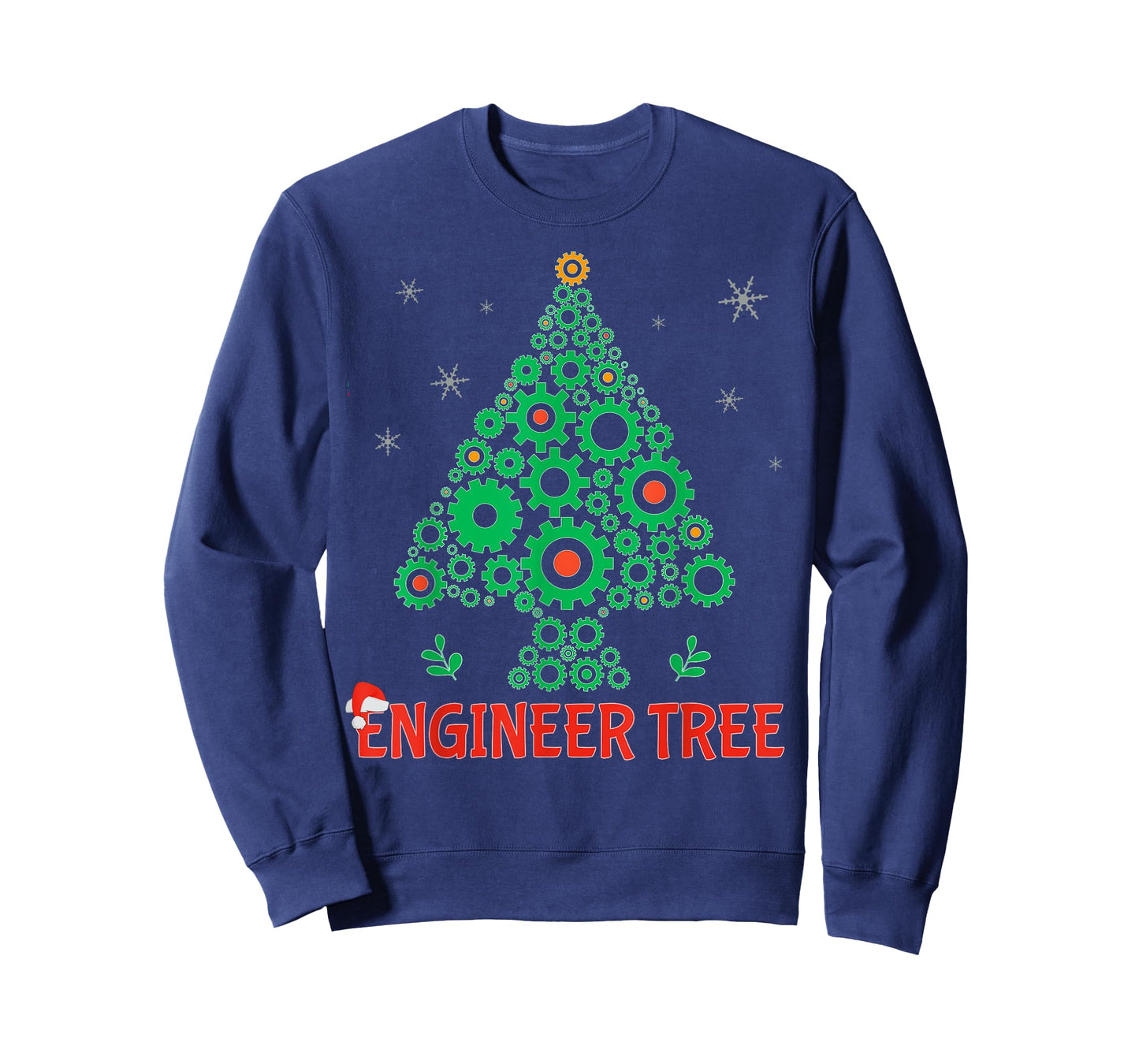 Christmas Engineer tree | Mechanical Engineering Gift T-Shirt