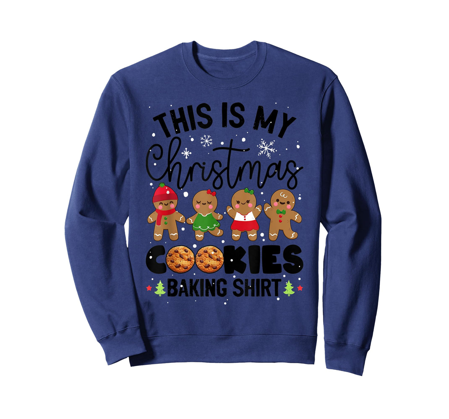 Cookie Crew Gingerbread This Is My Christmas Cookie Baking T-Shirt