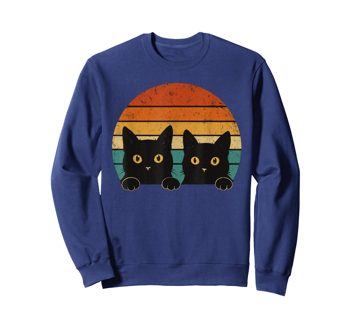 Black Cats Vintage Cat Lover T-Shirt