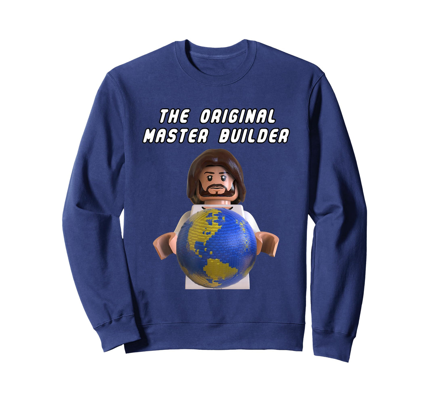 Original Master Builder T-Shirt Brick Earth God Minifigure T-Shirt