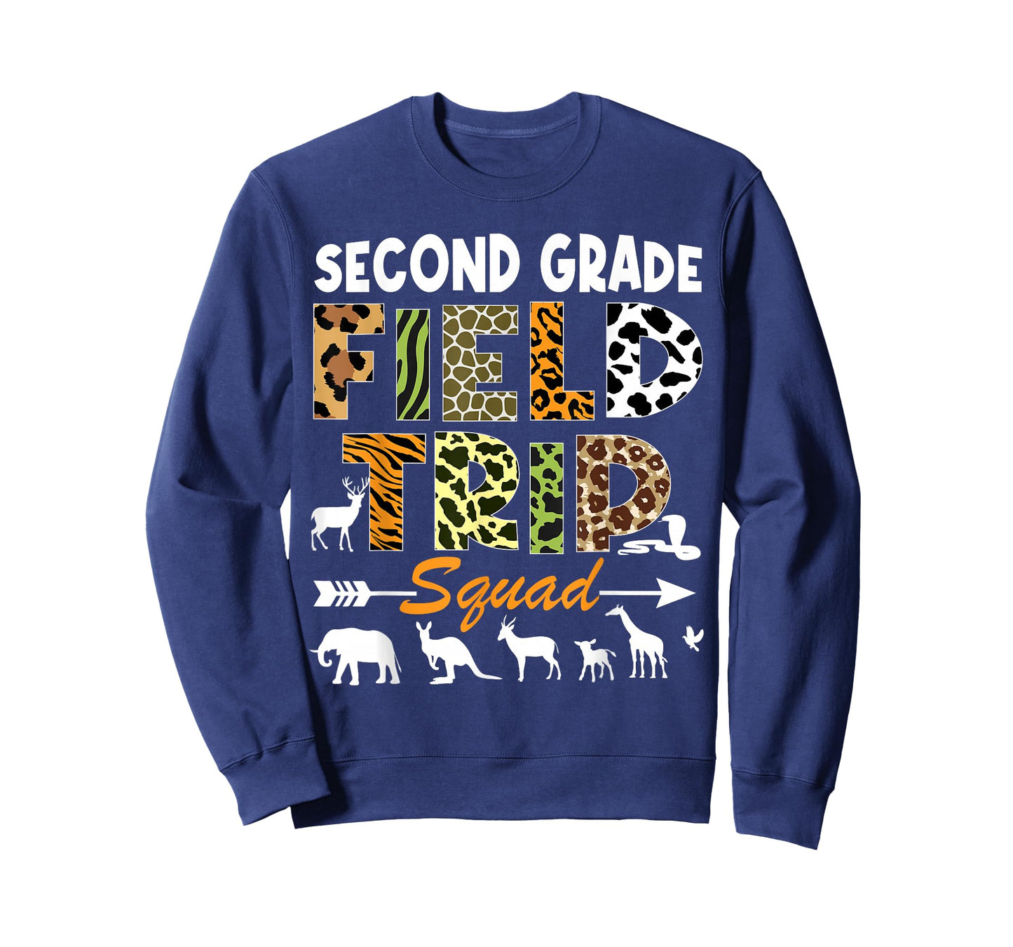 2nd Grade Zoo Field Trip Squad Teacher Student Matching T-Shirt