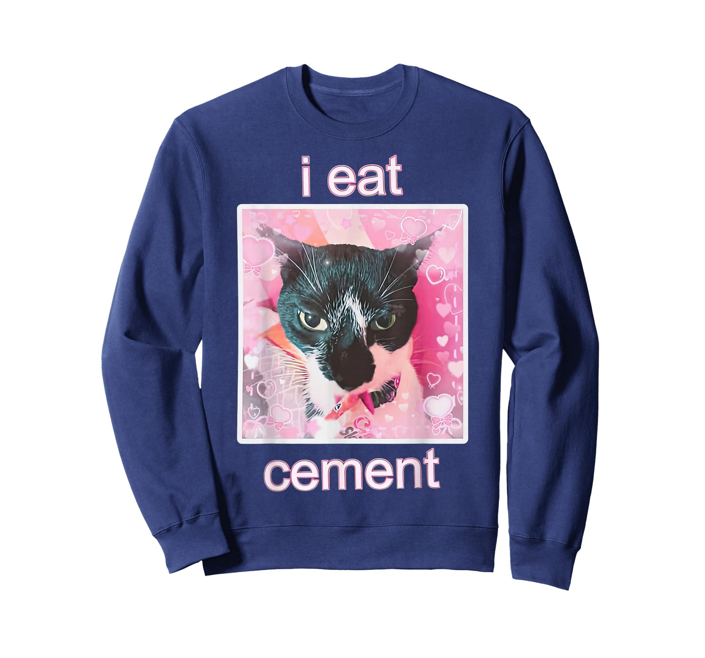 I Eat Cement Cat Funny Cat T-Shirt