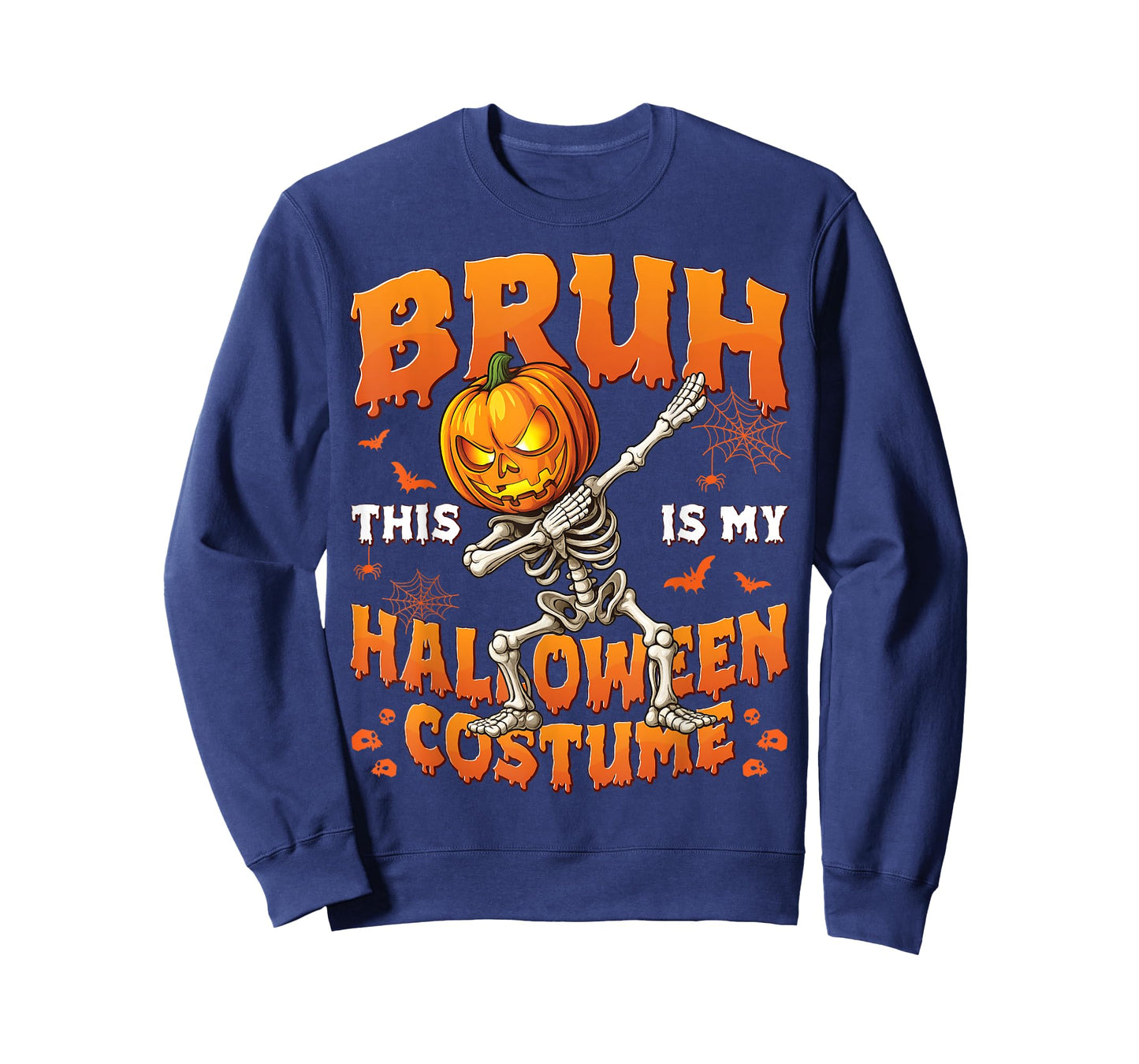 Bruh This Is My Halloween Costume Funny Dabbing Boys T-Shirt