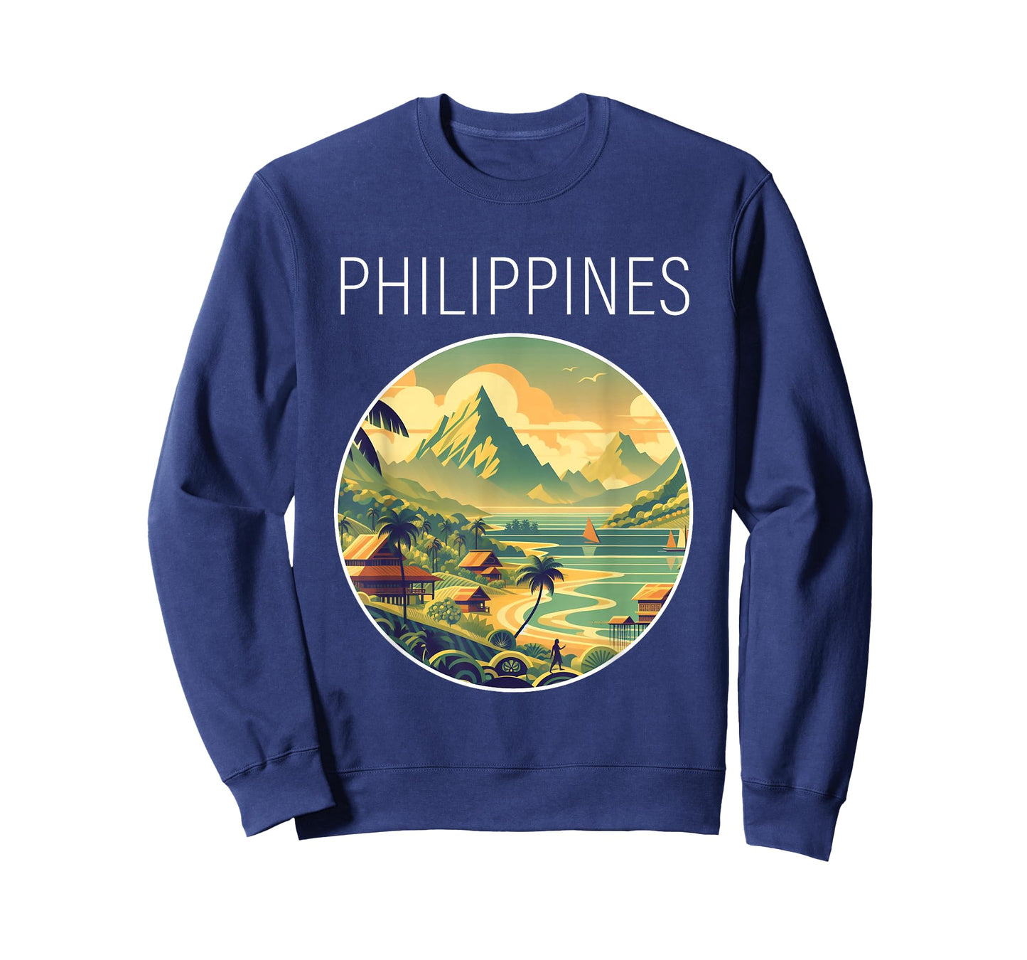 Philippines Scenery Art Deco T-Shirt