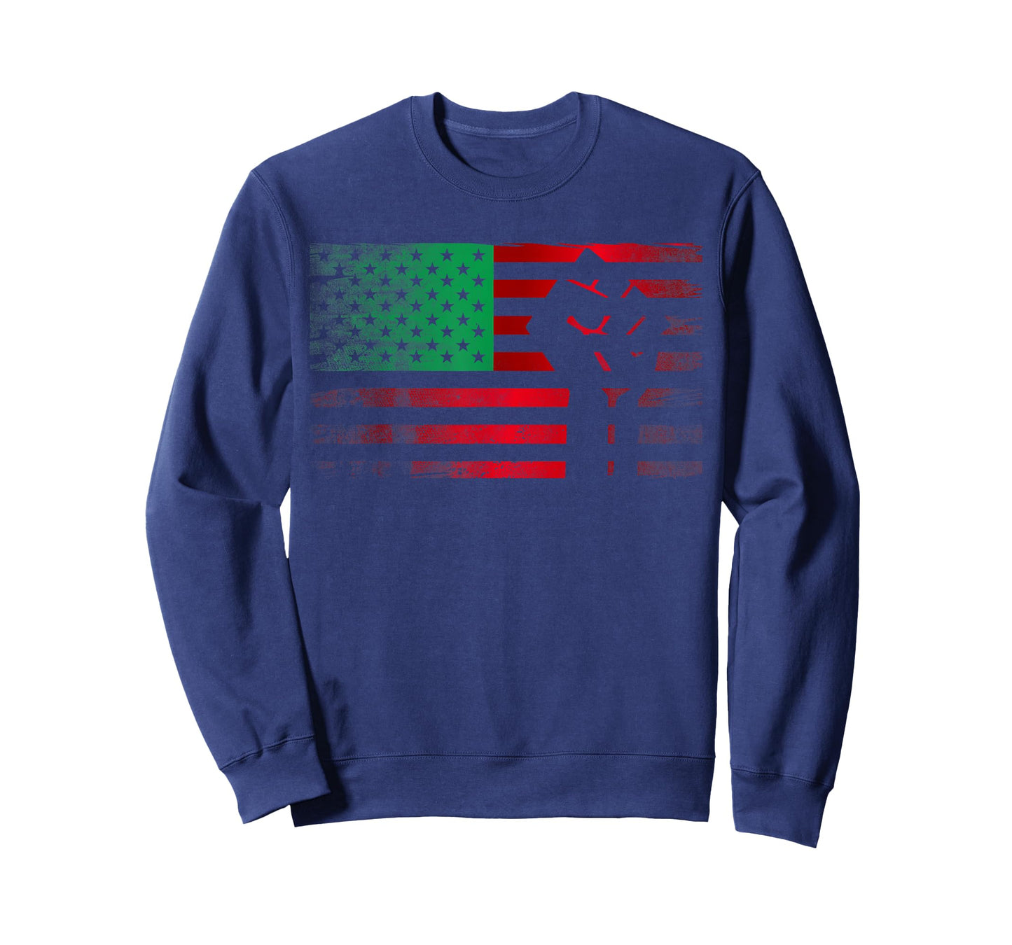 Pan African Fist UNIA American Flag Freedom Black Liberation T-Shirt