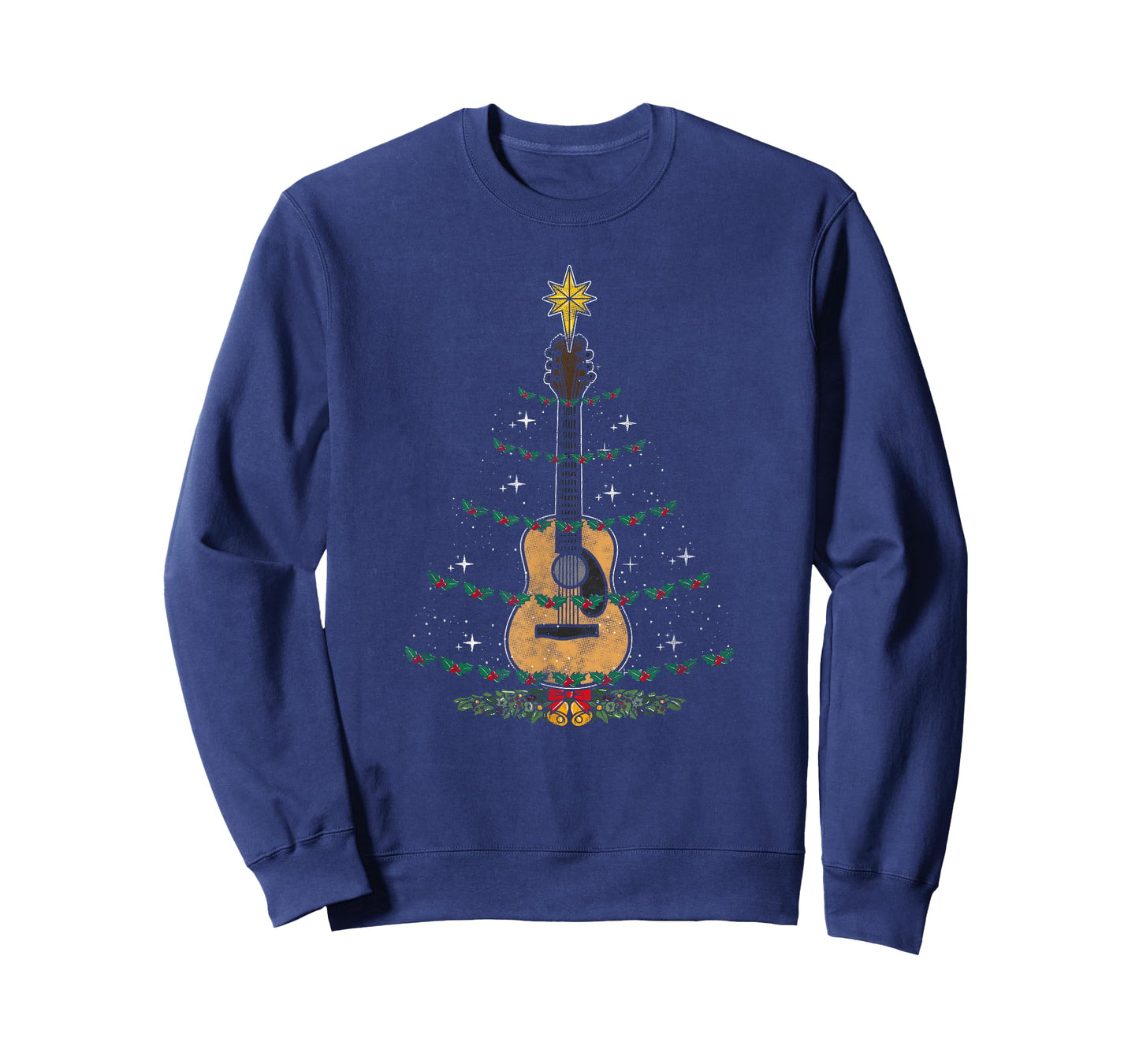 Christmas Guitar - Xmas Lights Guitarist T-Shirt