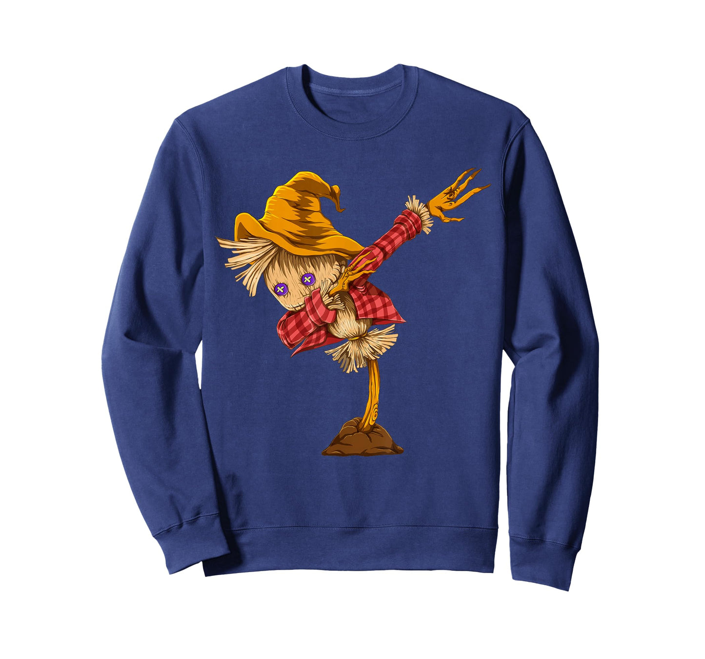 Dabbing Scarecrow Funny Halloween Costume Spooky Halloween T-Shirt