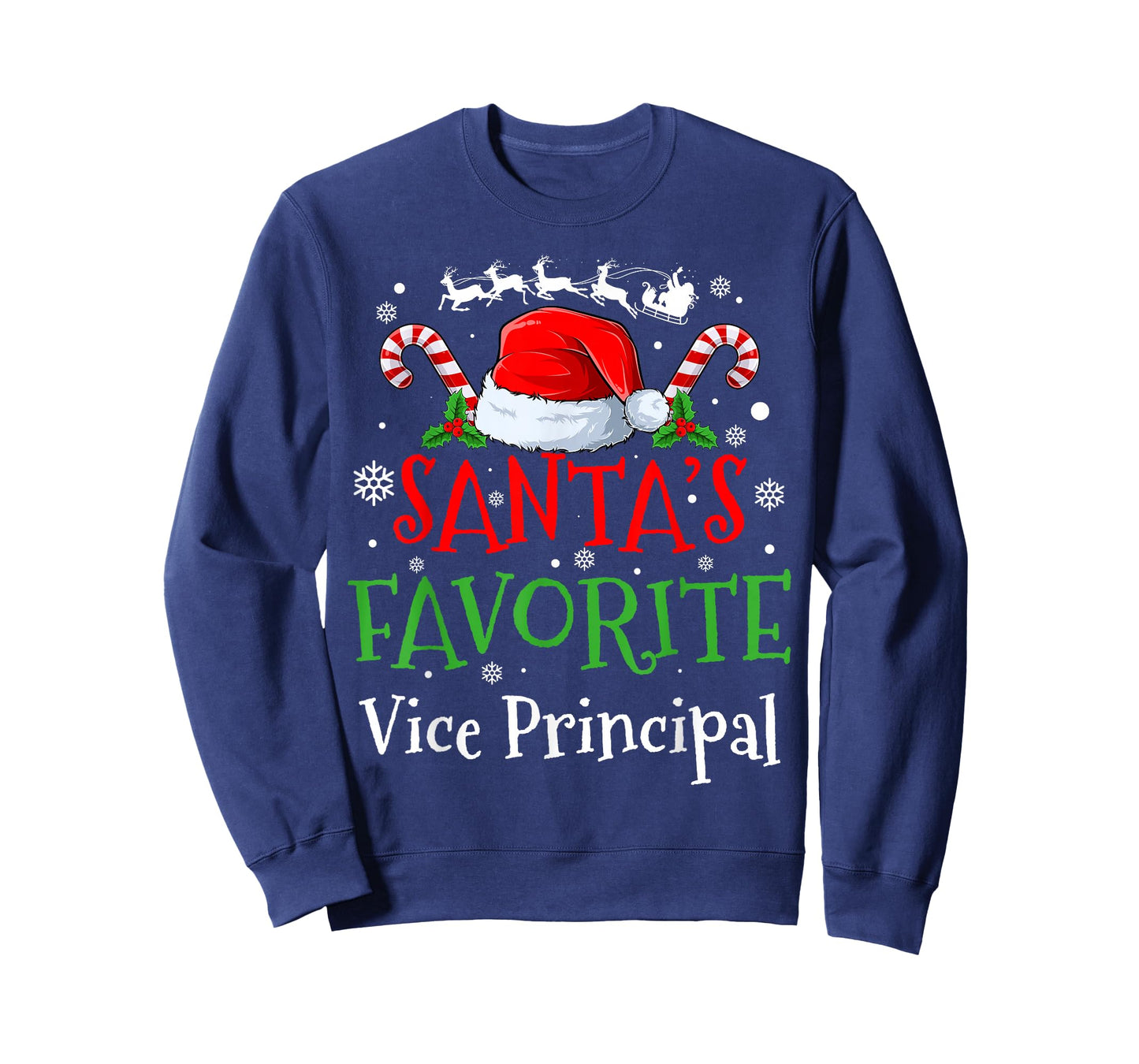 Santa's Favorite Vice Principal Christmas Party T-Shirt