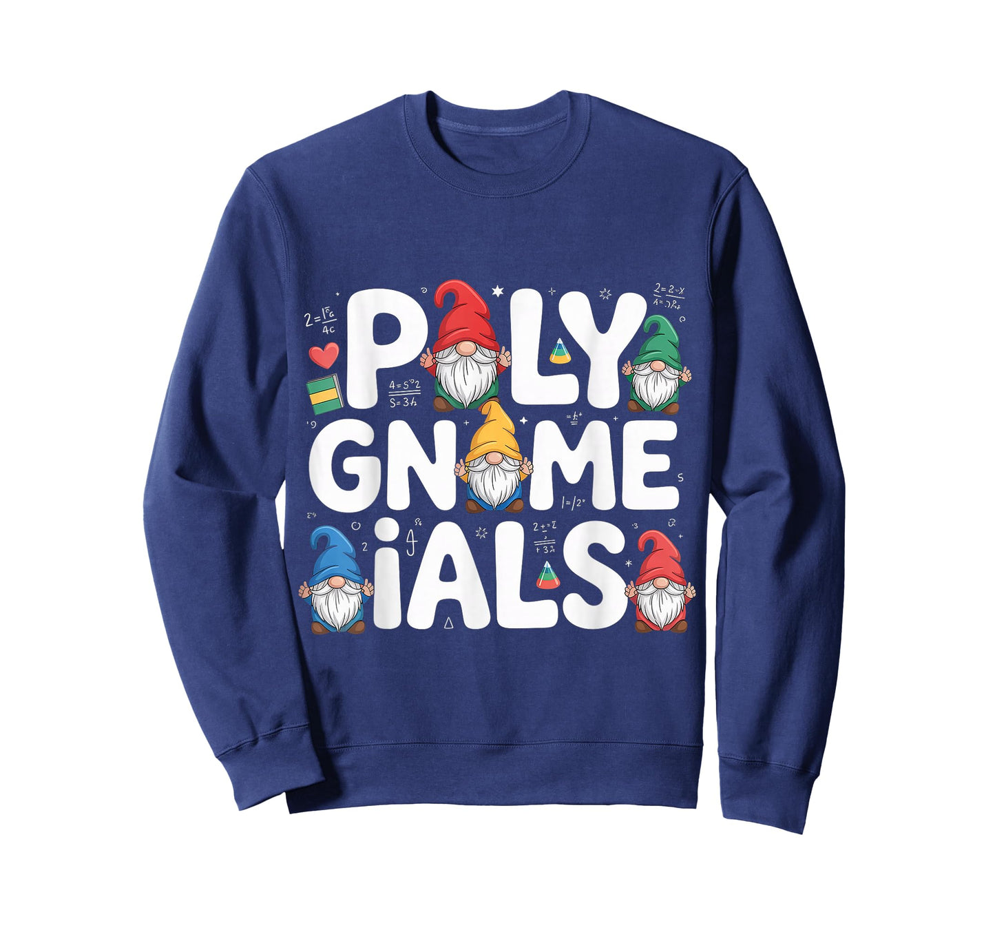 Poly Gnome Ials Math Pun Algebra Student |- T-Shirt