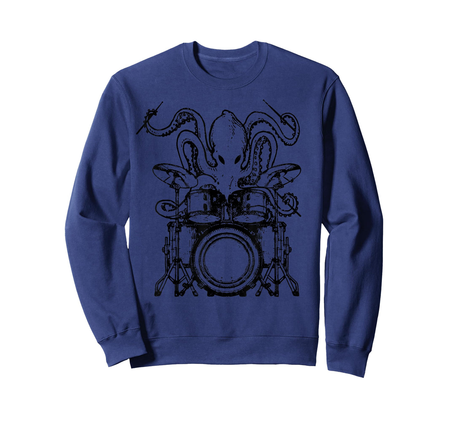 Drummer Octopus T-Shirt Funny Drums Rock Metal Gift T-Shirt