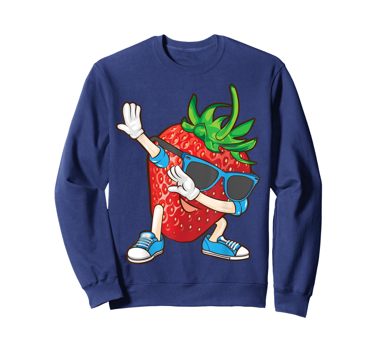 Cool Dabbing Strawberry | Funny Love Dancer Sweet Fruit Gift T-Shirt