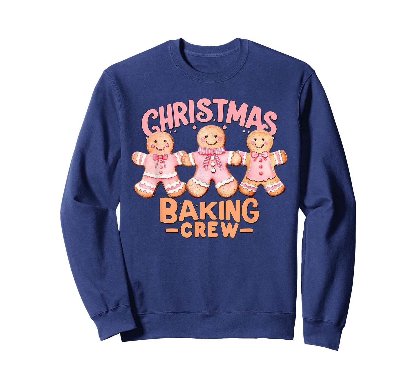 Christmas Baking Crew Pink Gingerbread Cookie Family Baking T-Shirt