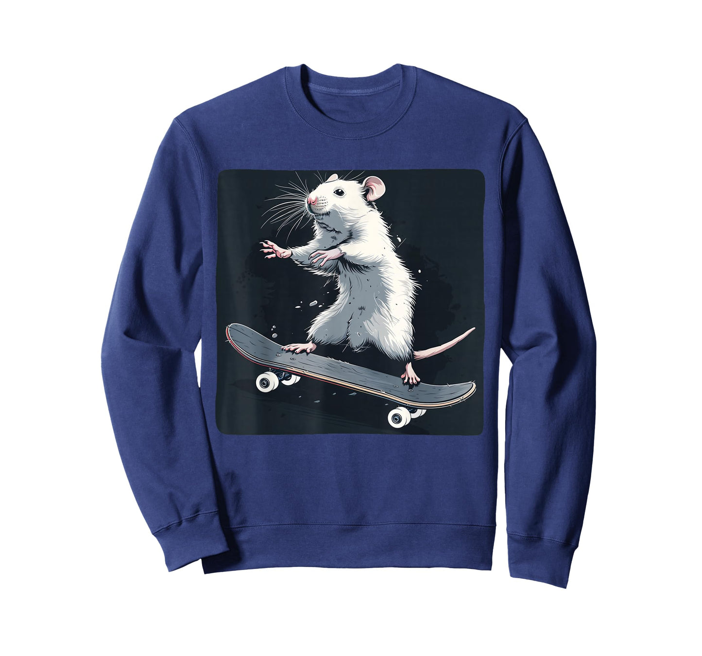 Pretty Skateboarding Rat Costume for Mouse and Rats Lovers T-Shirt