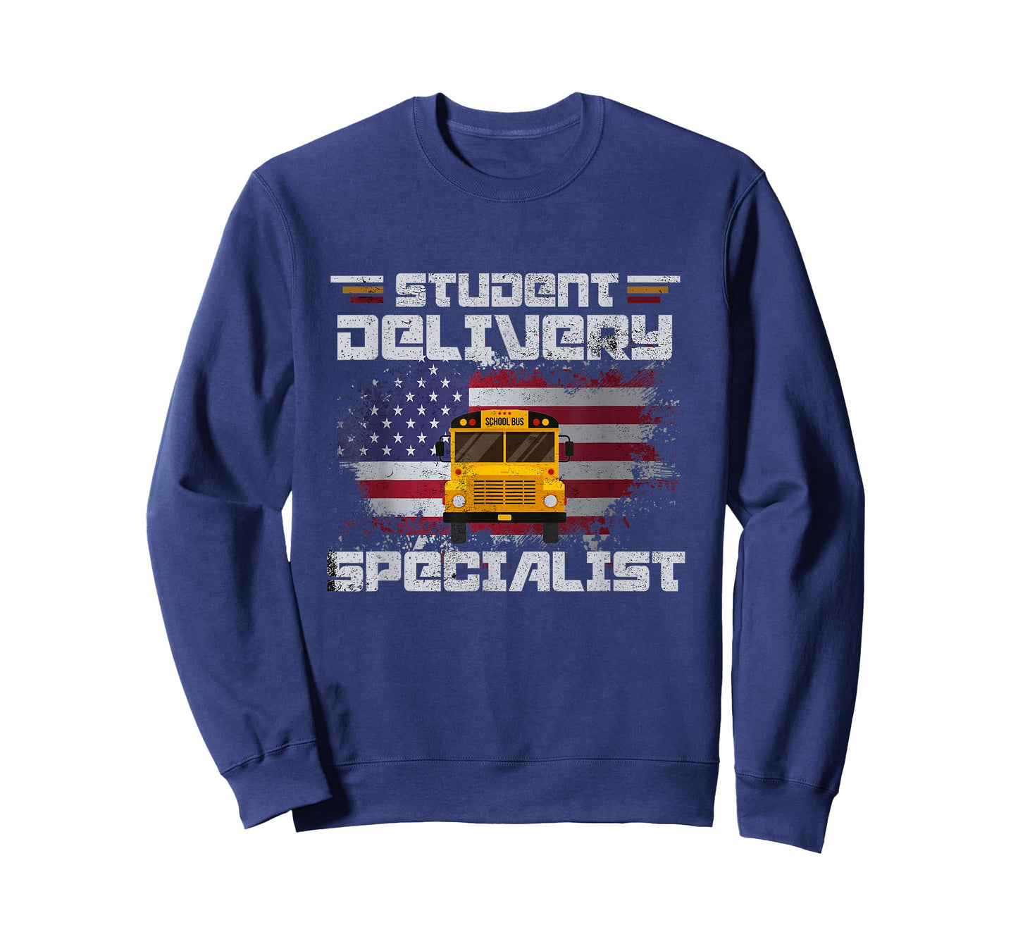 School Bus Driver's American Flag Pride | School Bus Driver T-Shirt
