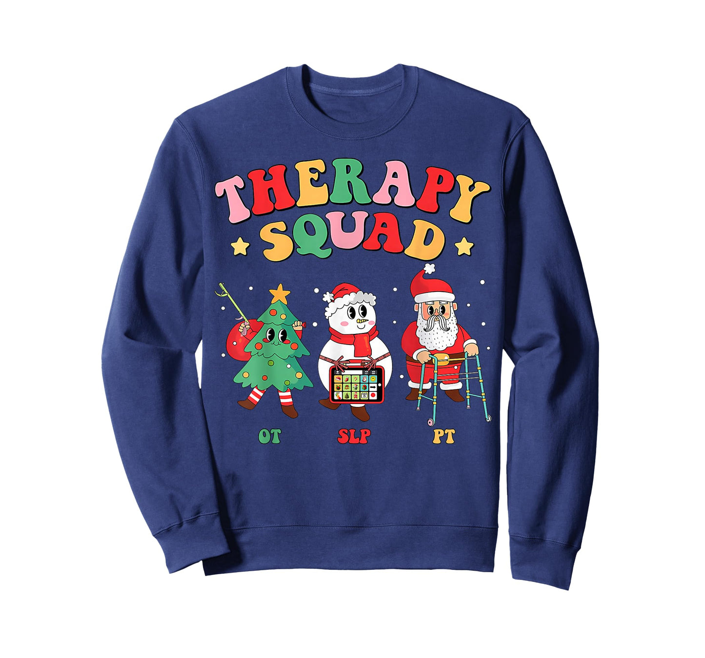 Christmas Occupational Therapy Snowman Nurse OT T-Shirt