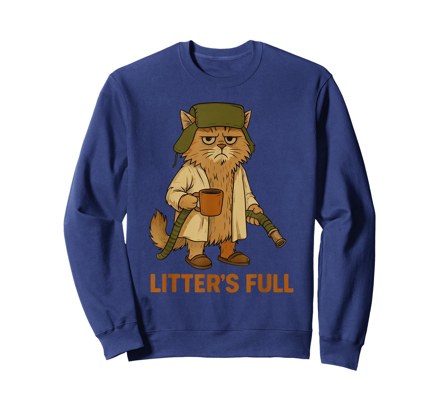 Litter’s Full Funny Cat Lovers Christmas Xmas T-Shirt