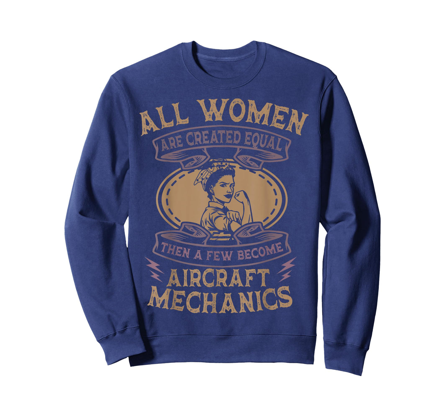 Aircraft Mechanic Airplane Aviation Maintenance Tech Woman T-Shirt