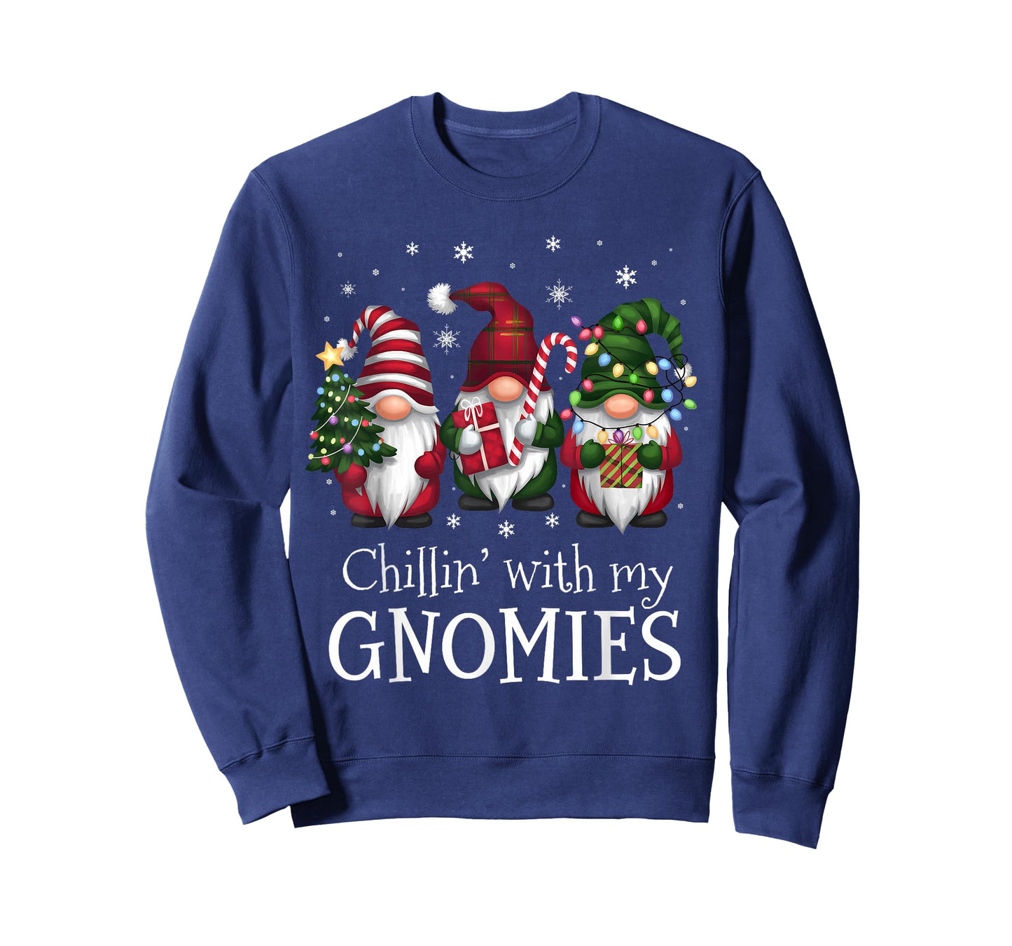 Chillin' With My Gnomies Family Christmas Gnome Xmas Holiday T-Shirt