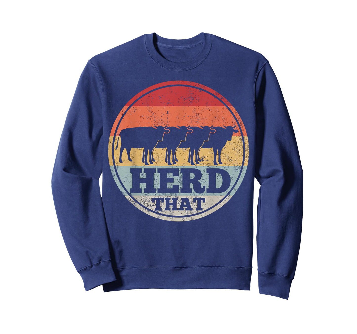Cow Farming Farmer Retro Herd That T-Shirt