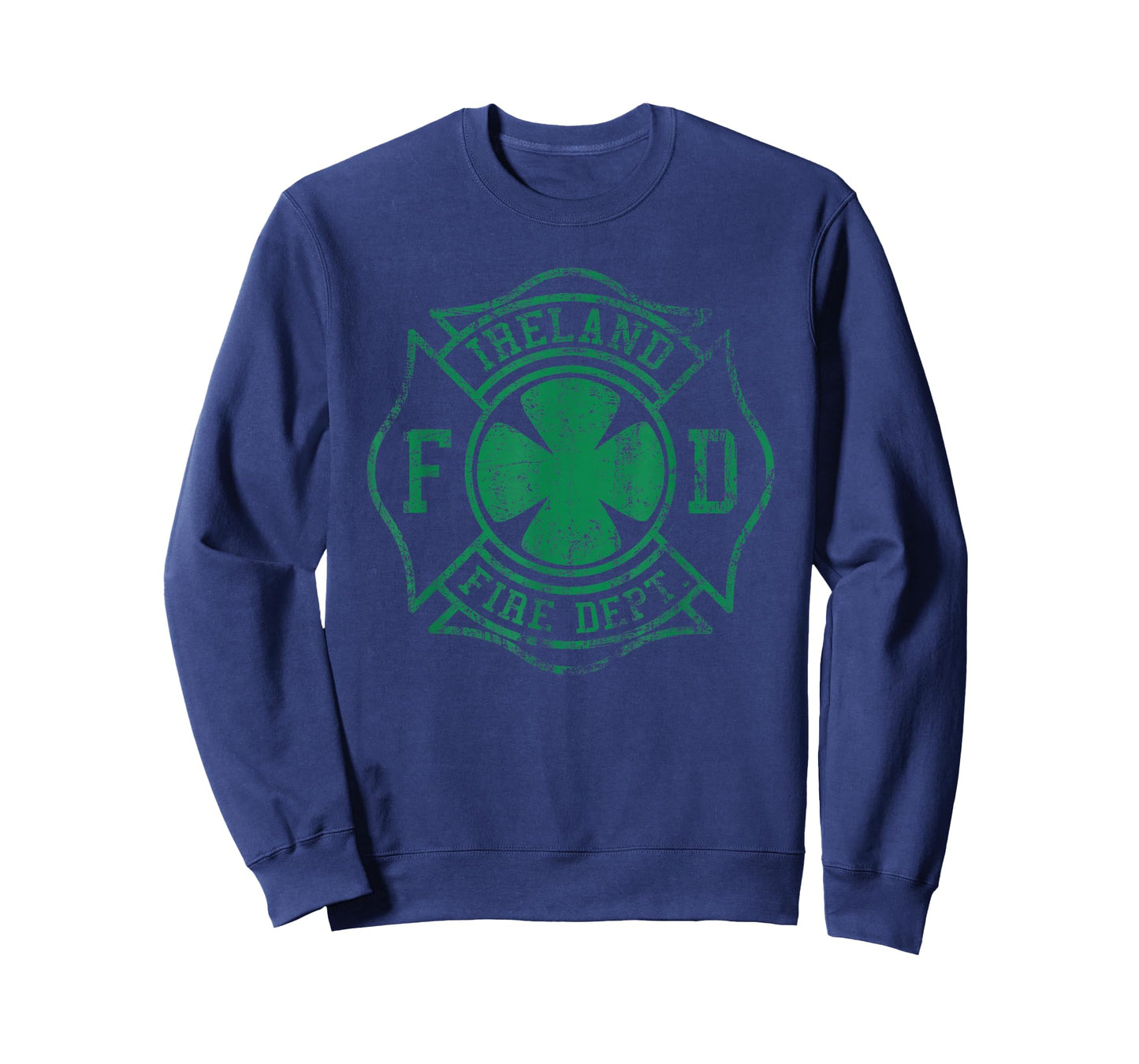 Irish Fire Fighter Maltese Cross Ireland Department T-Shirt