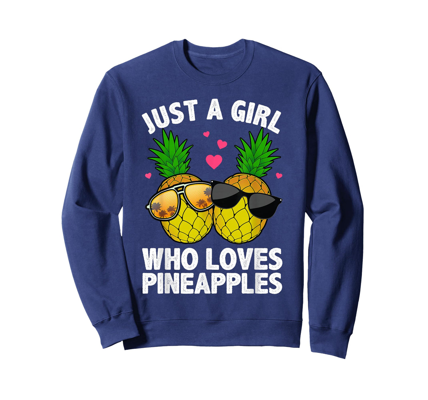 Cool Pineapple Art for Women Girls Hawaiian Pineapple Lover T-Shirt