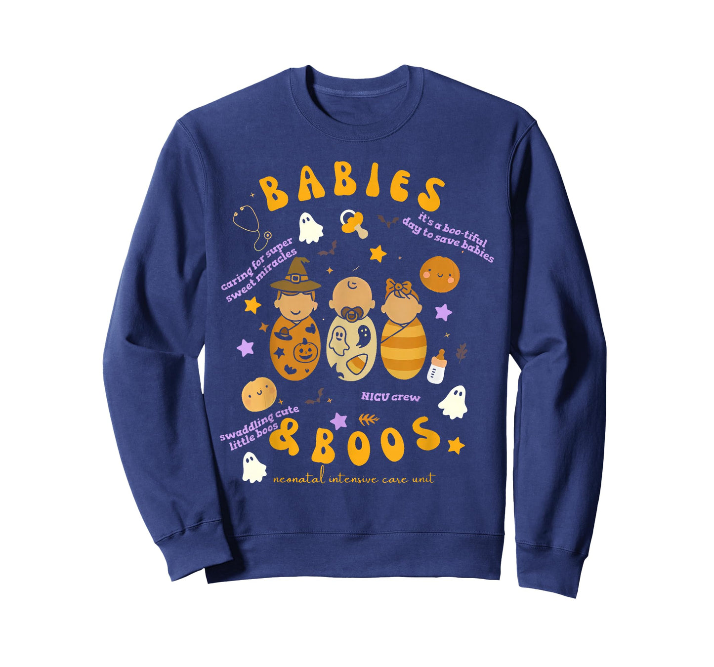 Babies Boos Halloween Nicu Nurse Halloween T-Shirt