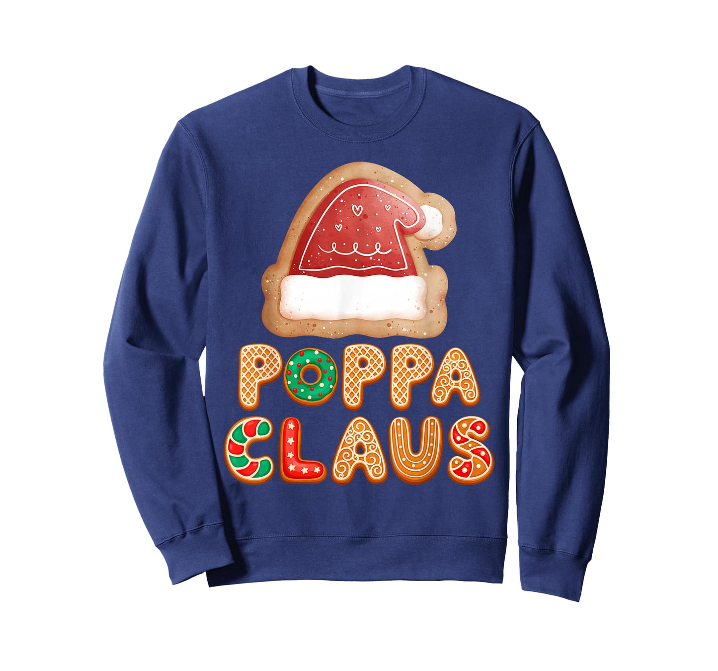 Christmas Cookies Baking Poppa Claus Family Matching Pajama T-Shirt