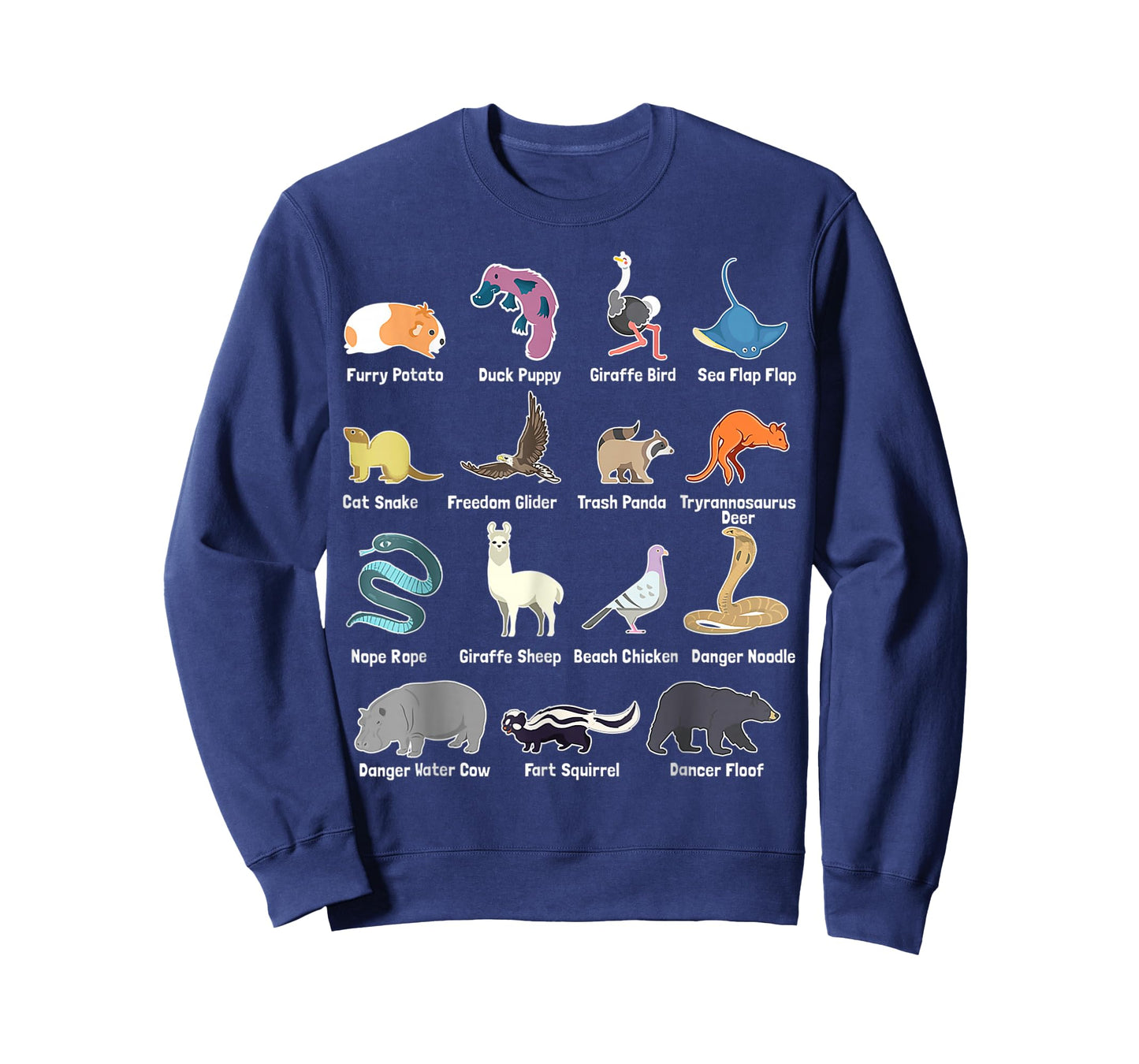 Animals Of The World - Rare Exotic Animals Funny Memes Gift T-Shirt