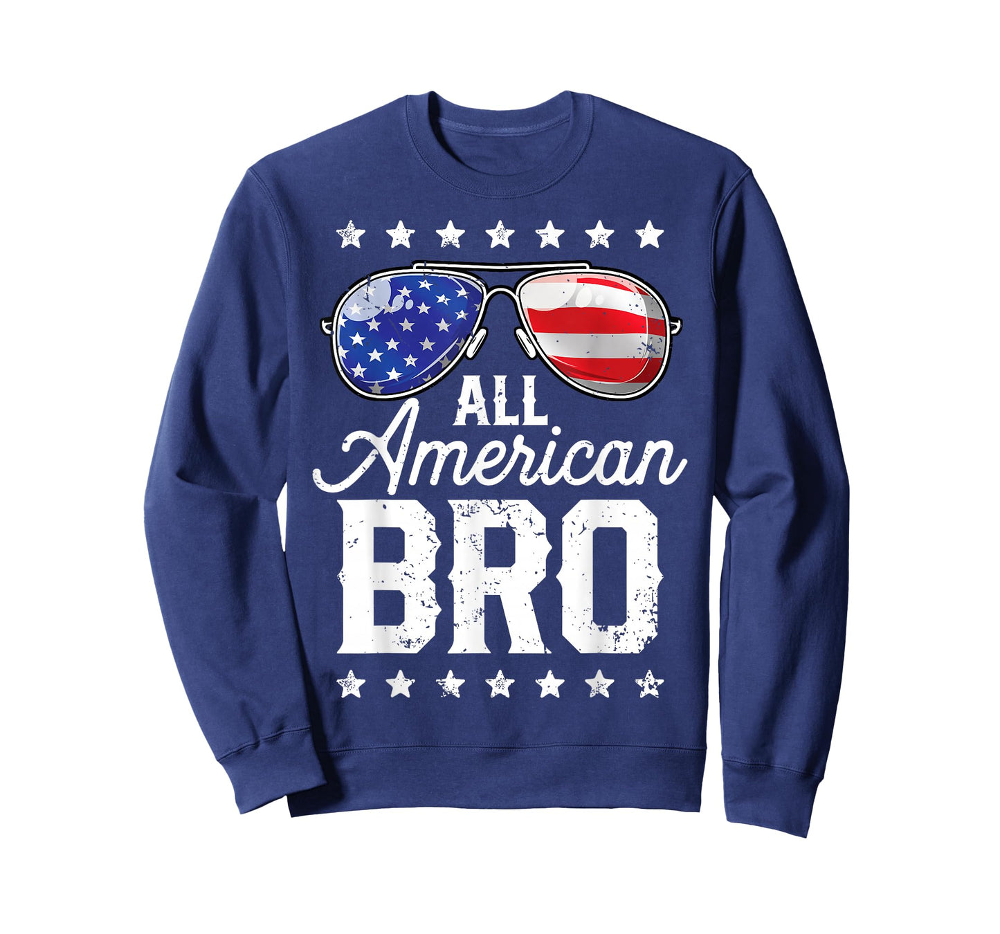 All American Bro 4th of July Men Family Matching Sunglasses T-Shirt