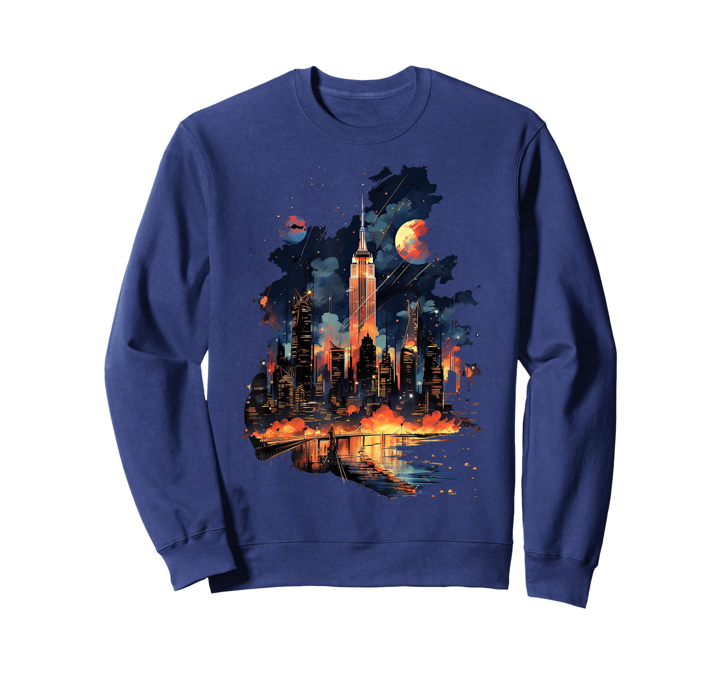 New York City Downtown Skyline Statue of Liberty NYC T-Shirt