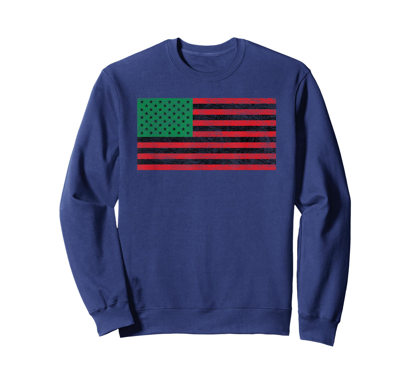 PAN AFRICAN USA AMERICAN FLAG BLACK LIBERATION PRIDE T-Shirt