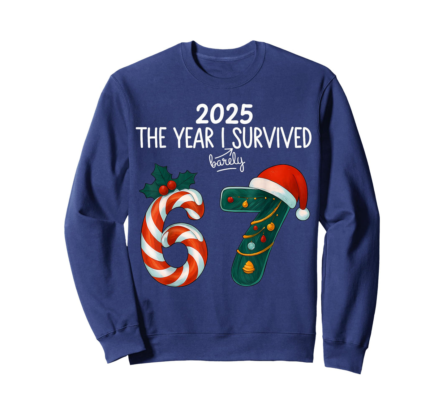 Bruh 67 Six Seven 6 7 Meme Christmas Funny Boy Girl Kids T-Shirt